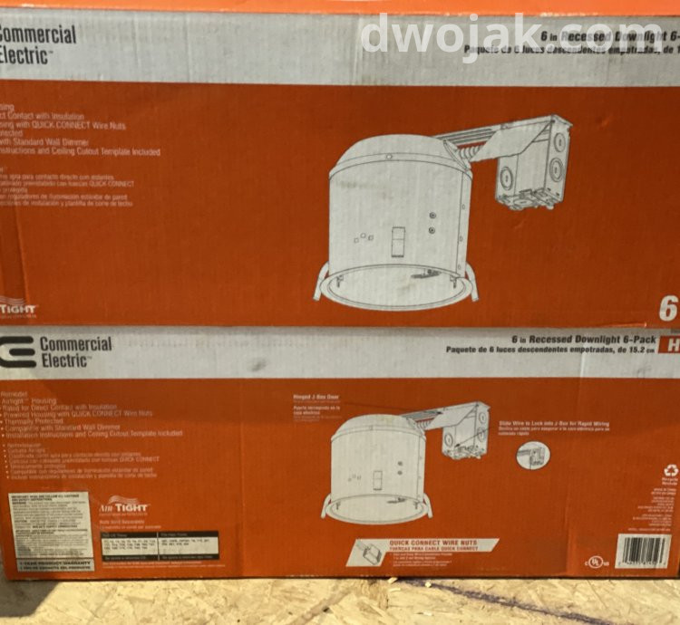 Recessed lighting cans