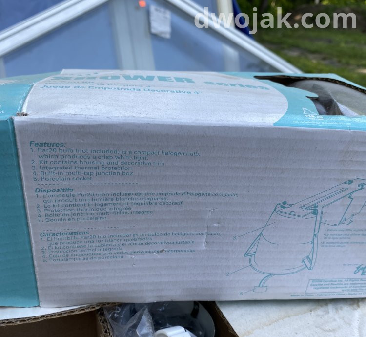 Recessed lighting cans