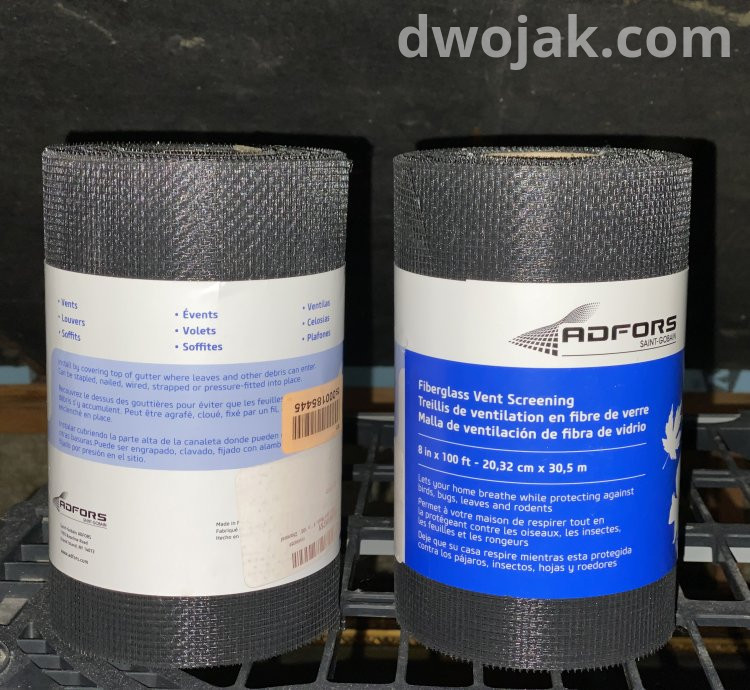 Fiberglass Vent Screening