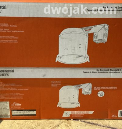 Recessed lighting cans