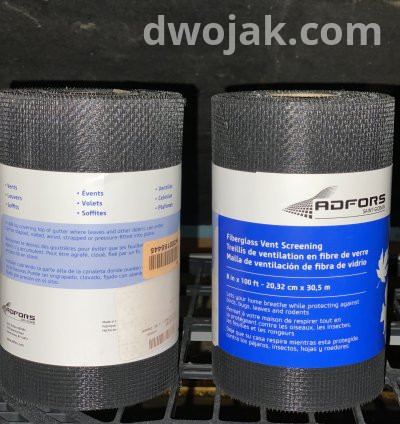 Fiberglass Vent Screening