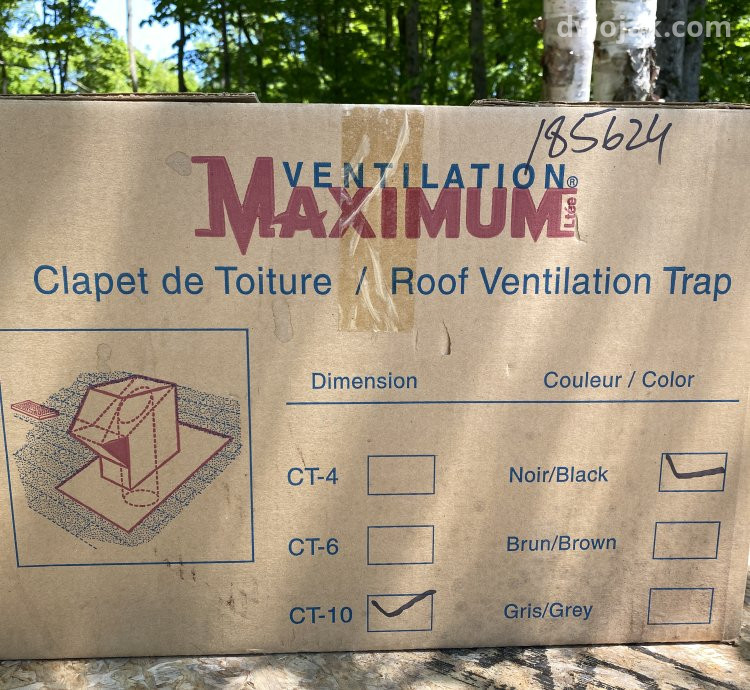 Roof ventilation trap maximum ct-10
