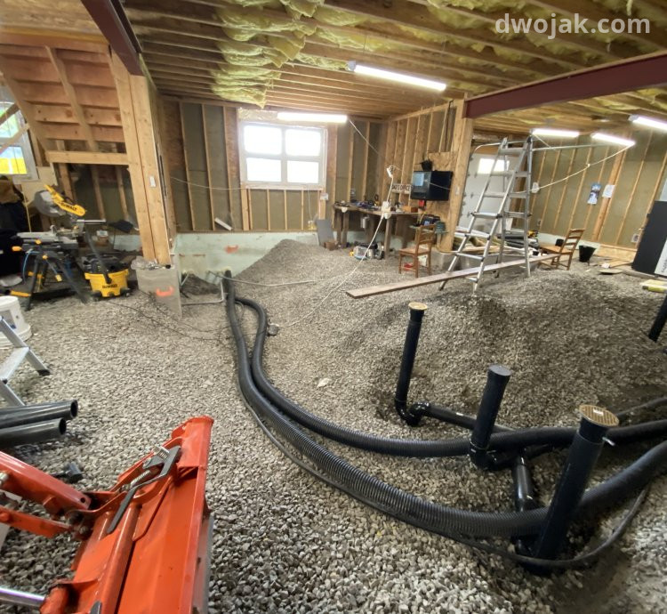 Trenching, scraping, leveling