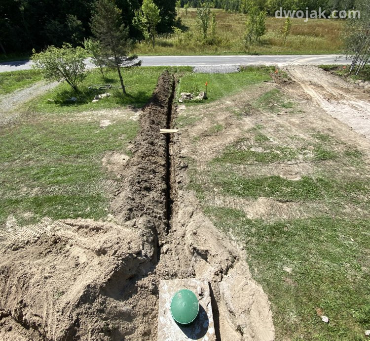 Trenching, scraping, leveling