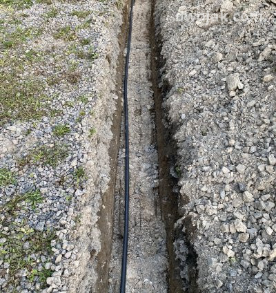 Trenching, scraping, leveling