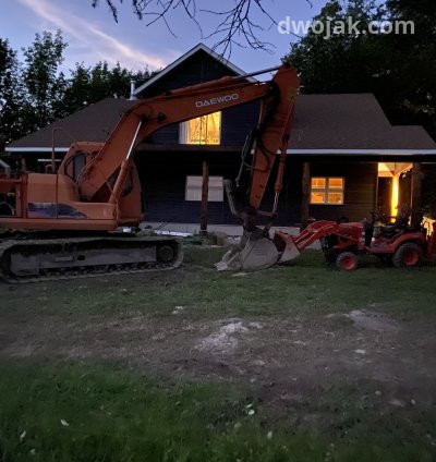 Trenching, scraping, leveling 5